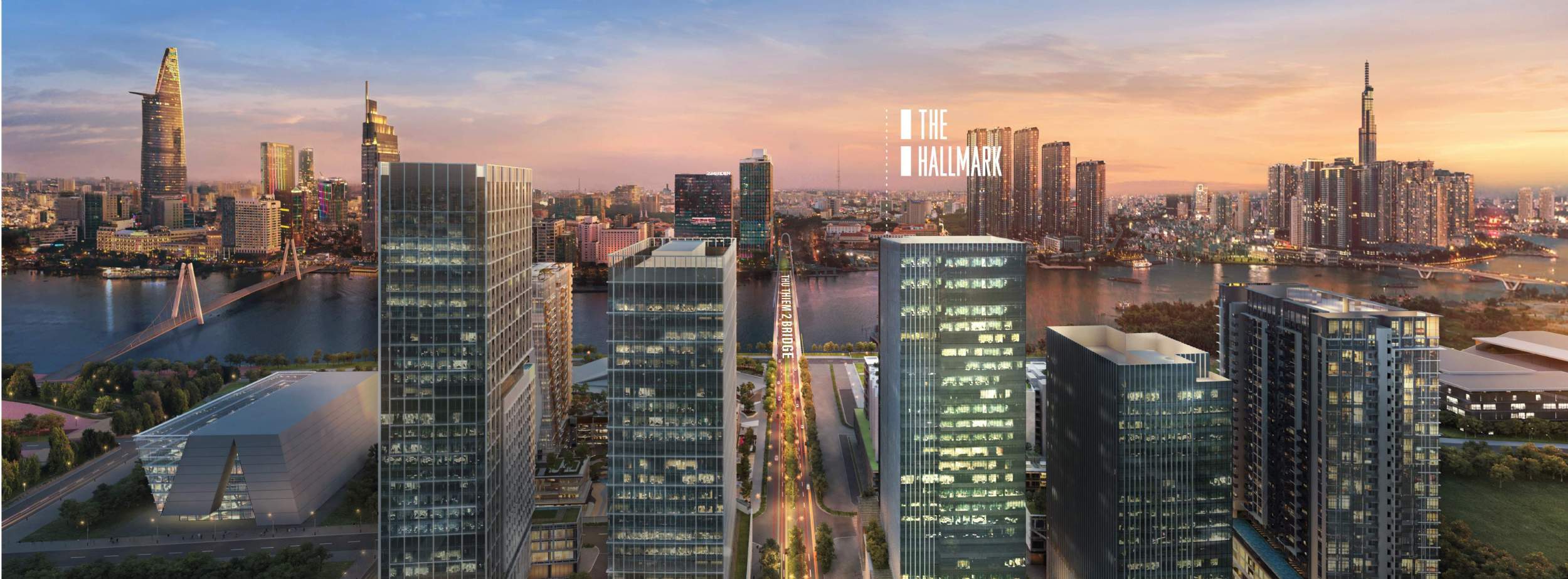 District 2 and Thu Thiem office buildings Office for lease in District 2 and Thu Thiem